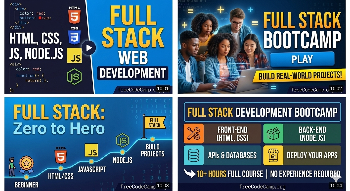 Full Stack Web Development Bootcamp