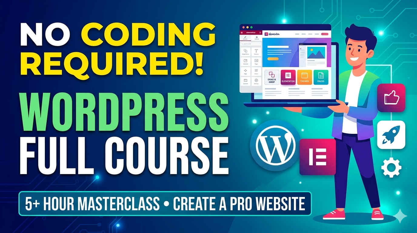 Complete WordPress Website Development (No Coding)