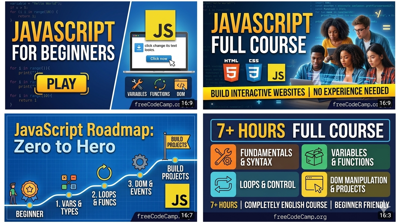 JavaScript for Beginners (Complete Guide)