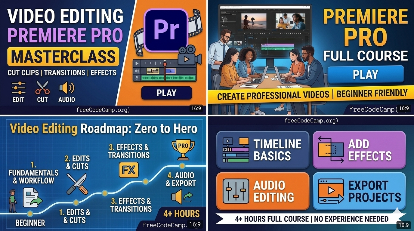 Video Editing with Premiere Pro (Beginner to Pro)