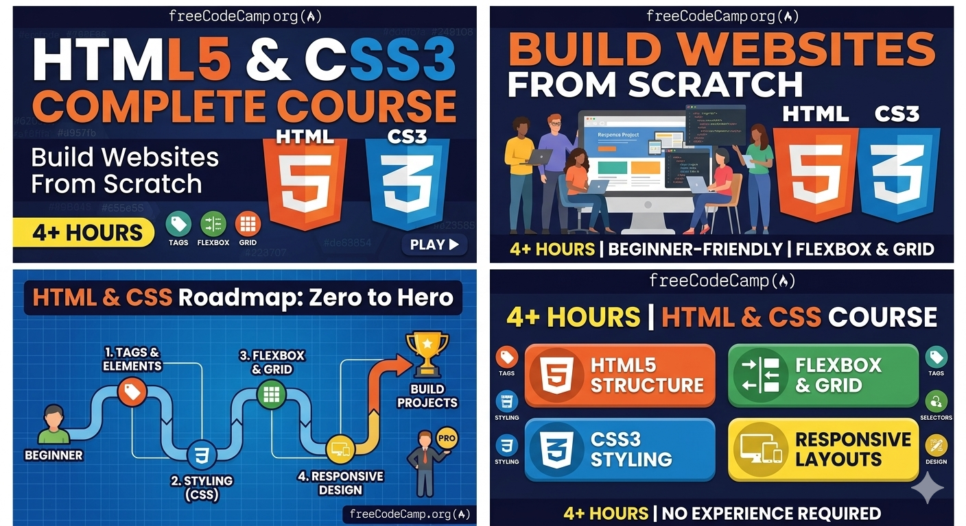 HTML & CSS Complete Course (Build Websites from Scratch)